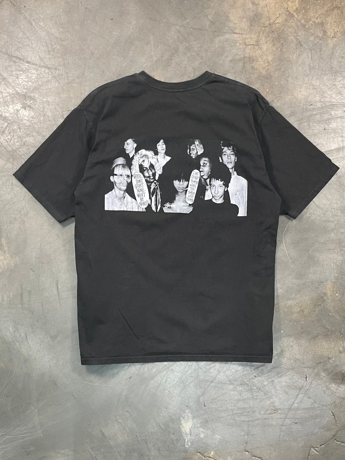 스투시 X 마틴 로즈 콜라주 피그먼트 다이드 반팔 티셔츠 상품이미지1