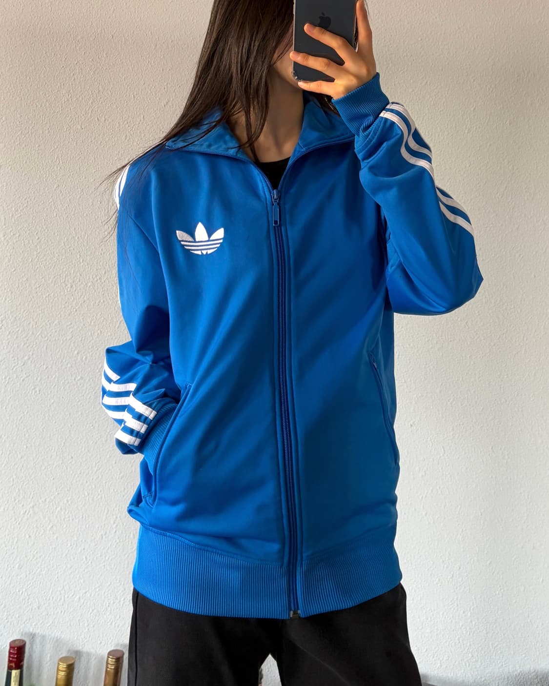 [M]아디다스 구형 파이어버드 블루 트랙탑 져지 상품이미지2