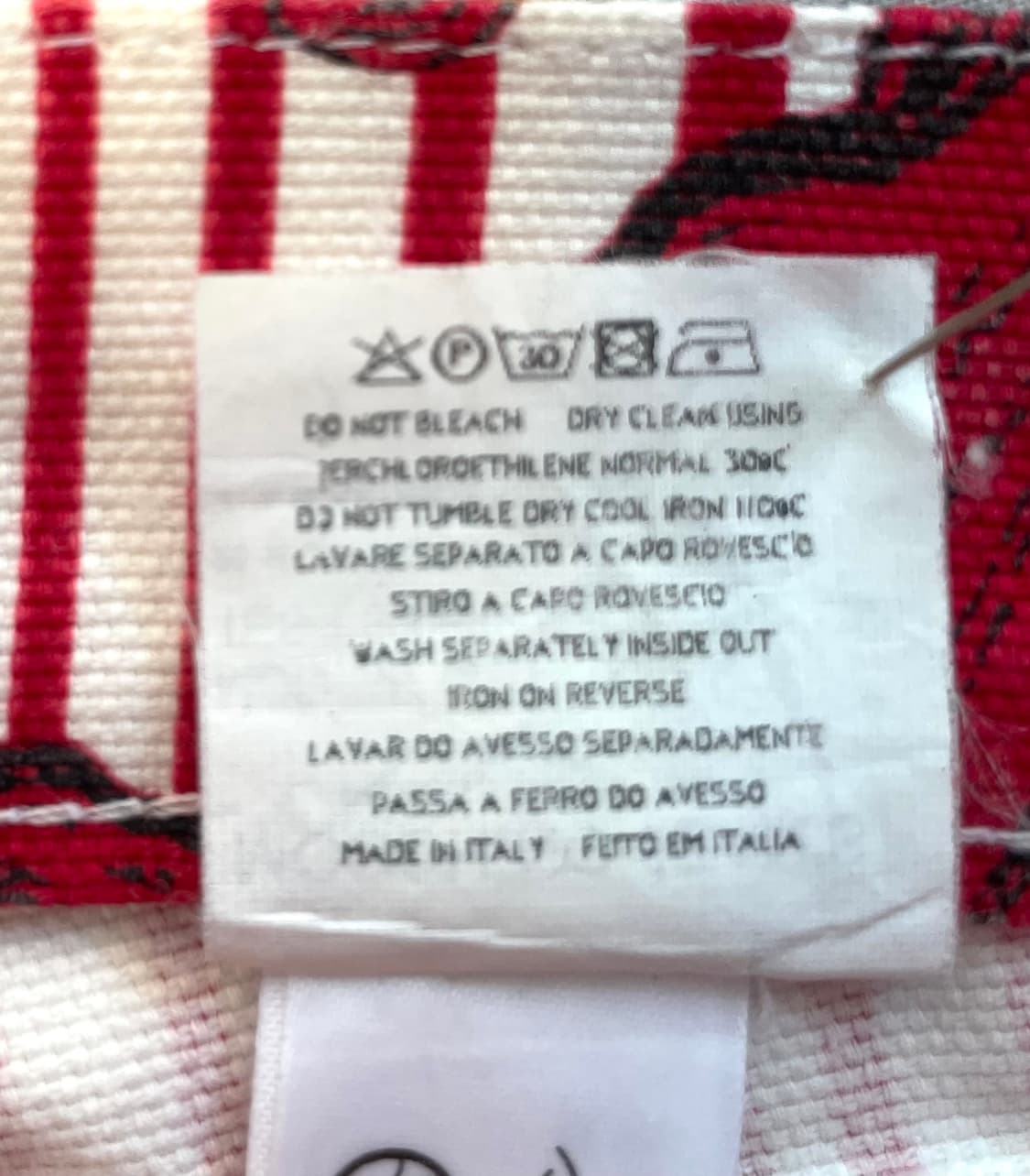 모스키노 진스 바로크 오너먼트 스트라이프 팬츠 Made in Italy 상품이미지7