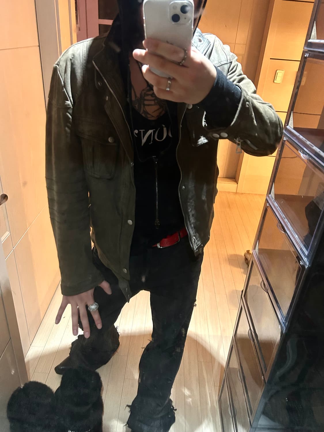 Series Sheep Skin Biker Jacket 상품이미지10