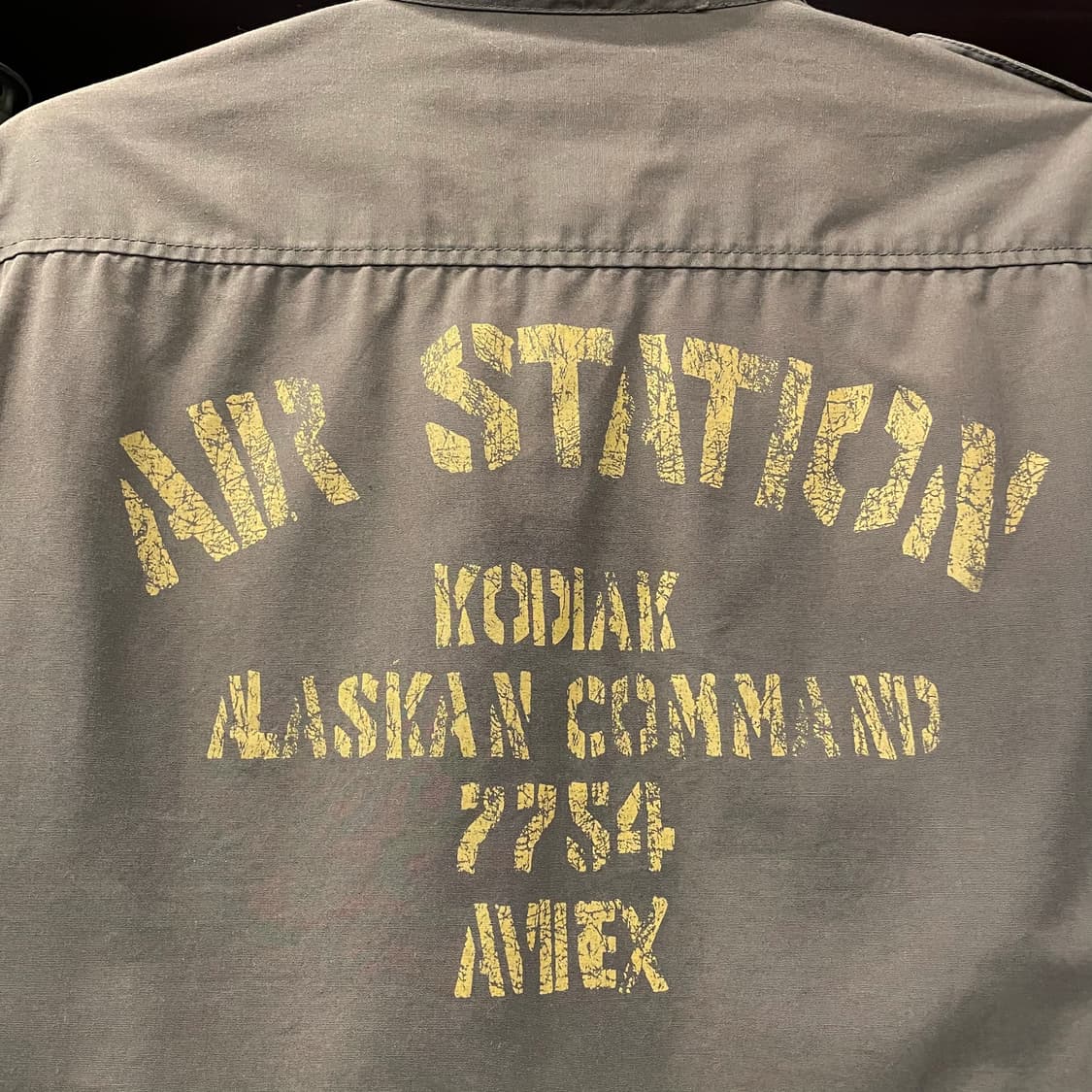 90s 아비렉스 U.S 에어포스 플라이트 셔츠 상품이미지4