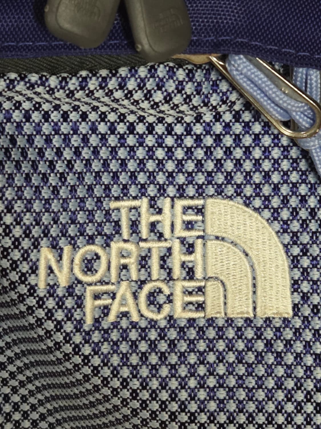 노스페이스 블루 체크 백팩 상품이미지3