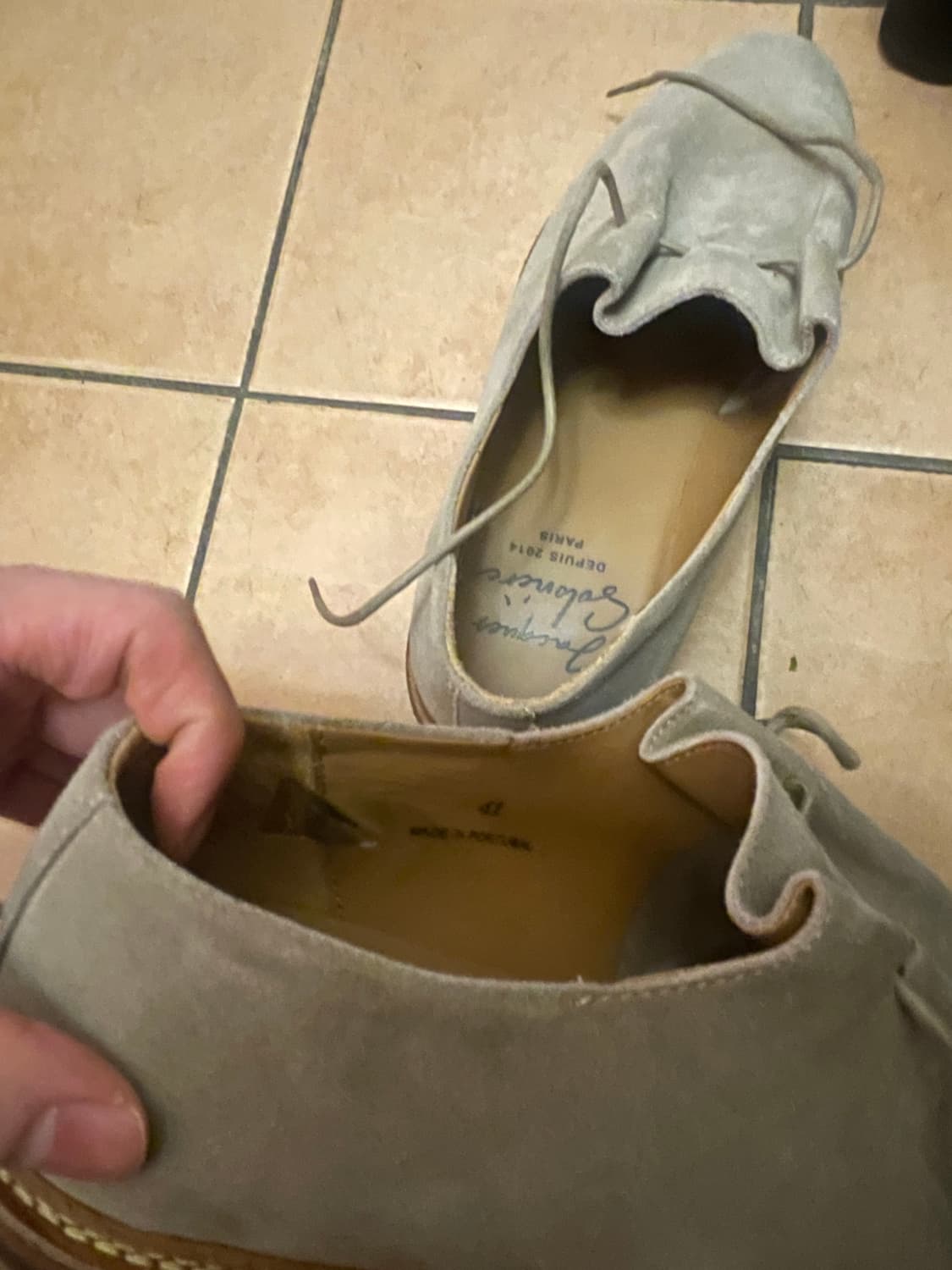 [41]자크 솔로비에르 베이지 로퍼 더비 르메르맛 로퍼 상품이미지3