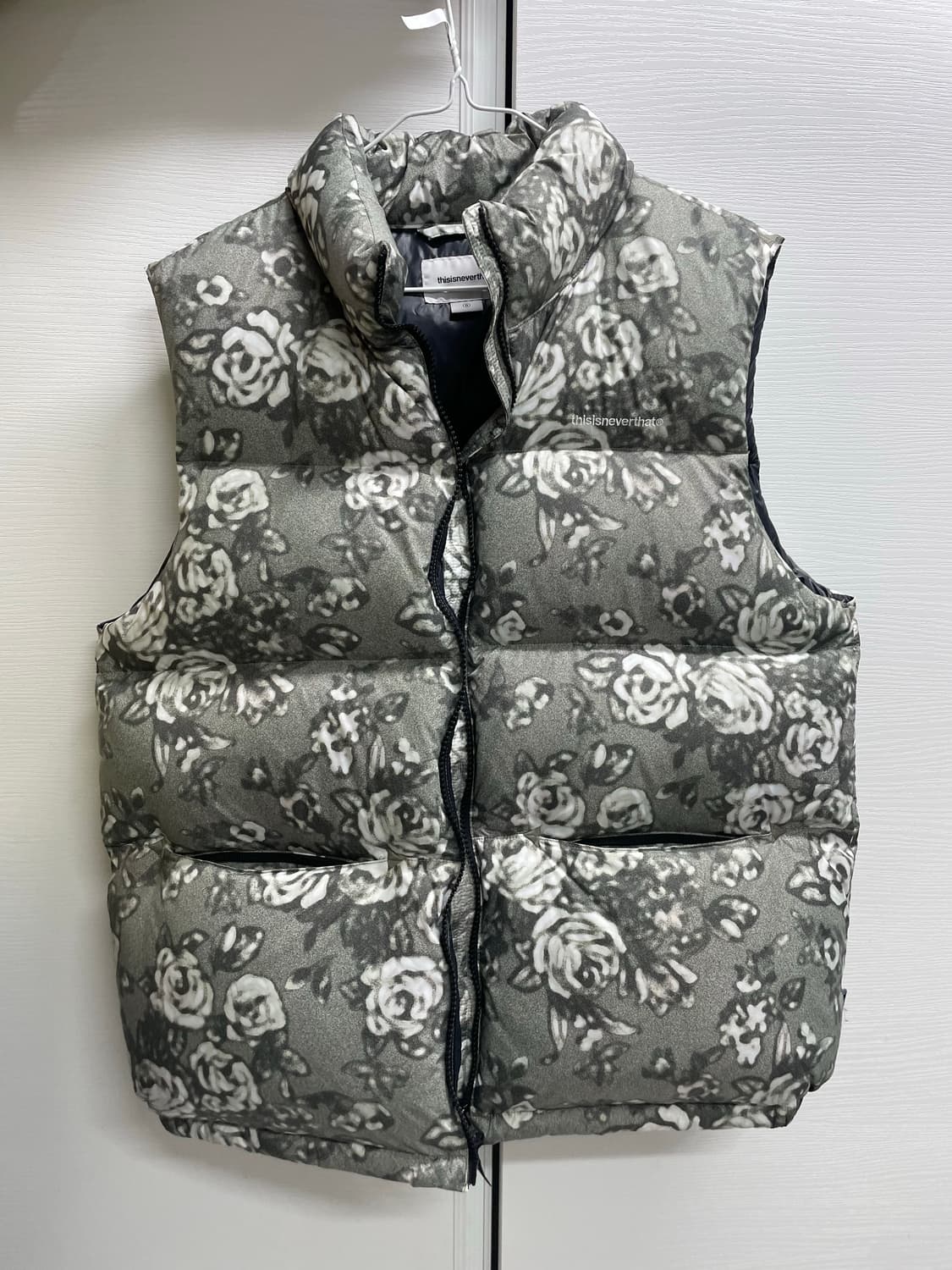 디스이즈네버댓 디네댓 플라워 패턴 조끼 패딩 s사이즈 상품이미지1