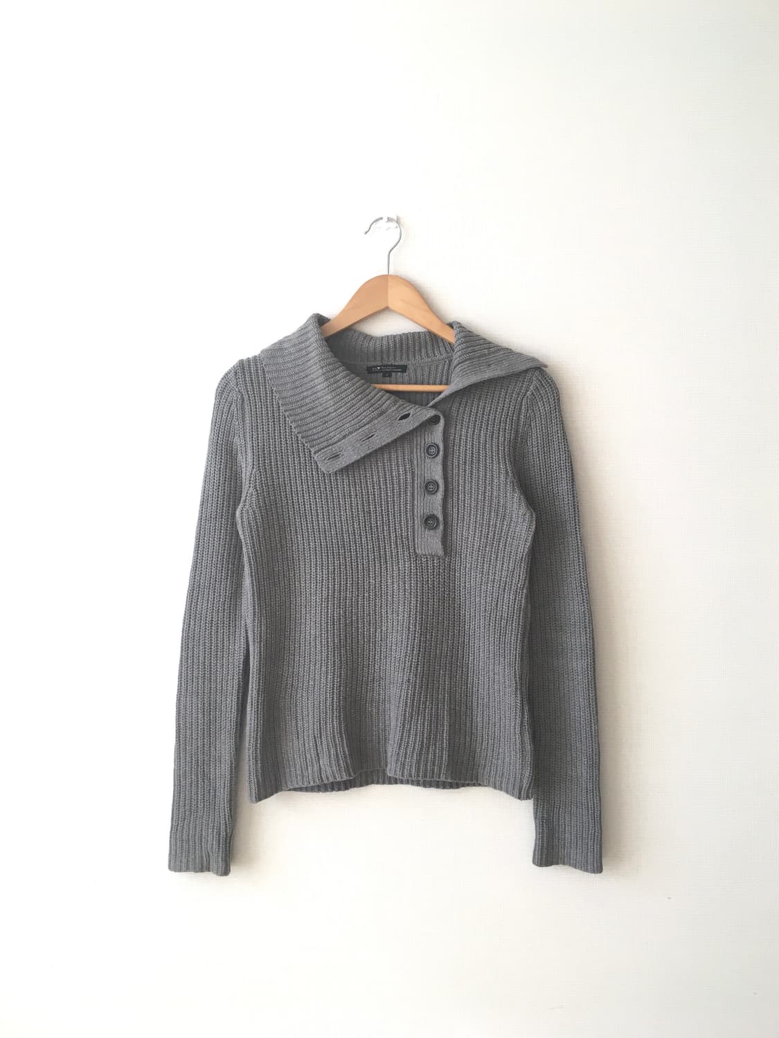 빈티지 사이드 버튼 니트 상품이미지4