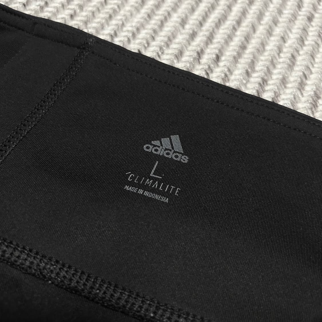 [L] adidas 아디다스 우먼즈 검/흰 레깅스 상품이미지7