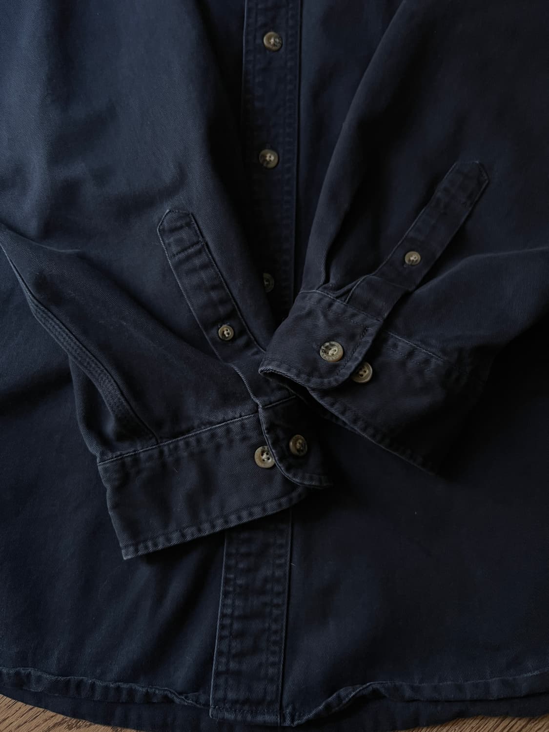 [2XL]칼하트 USA 2포켓 미드나잇 네이비 코튼 워크 셔츠 상품이미지5