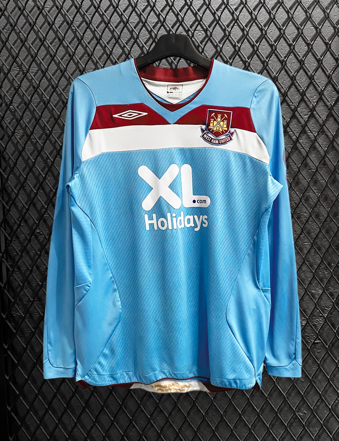 08/09 웨스트햄 어웨이 긴팔 스콧 파커 (M) 상품이미지2