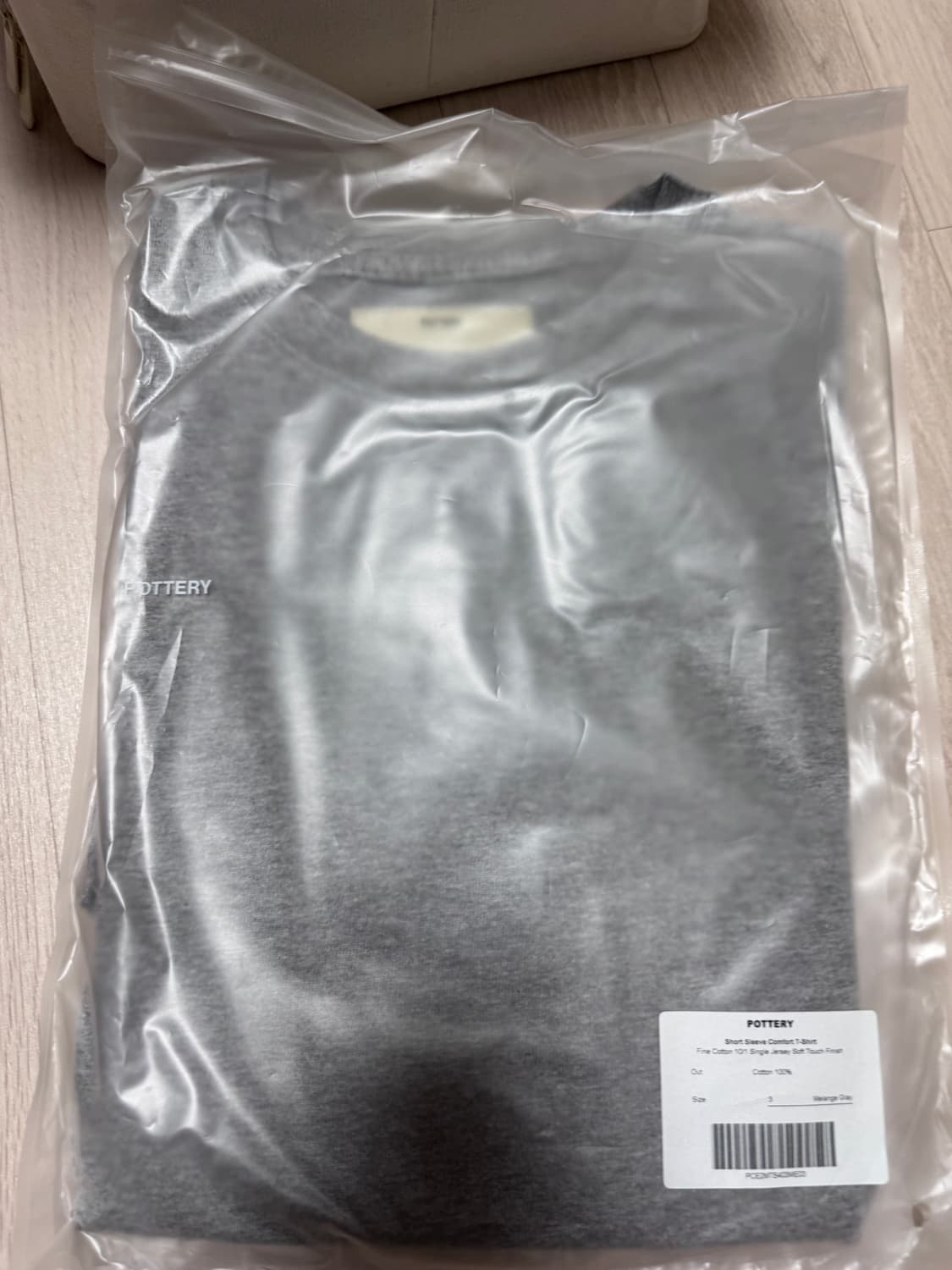 포터리 코튼 컴포트 반팔 티셔츠 여러컬러 3사이즈 새상품 상품이미지4