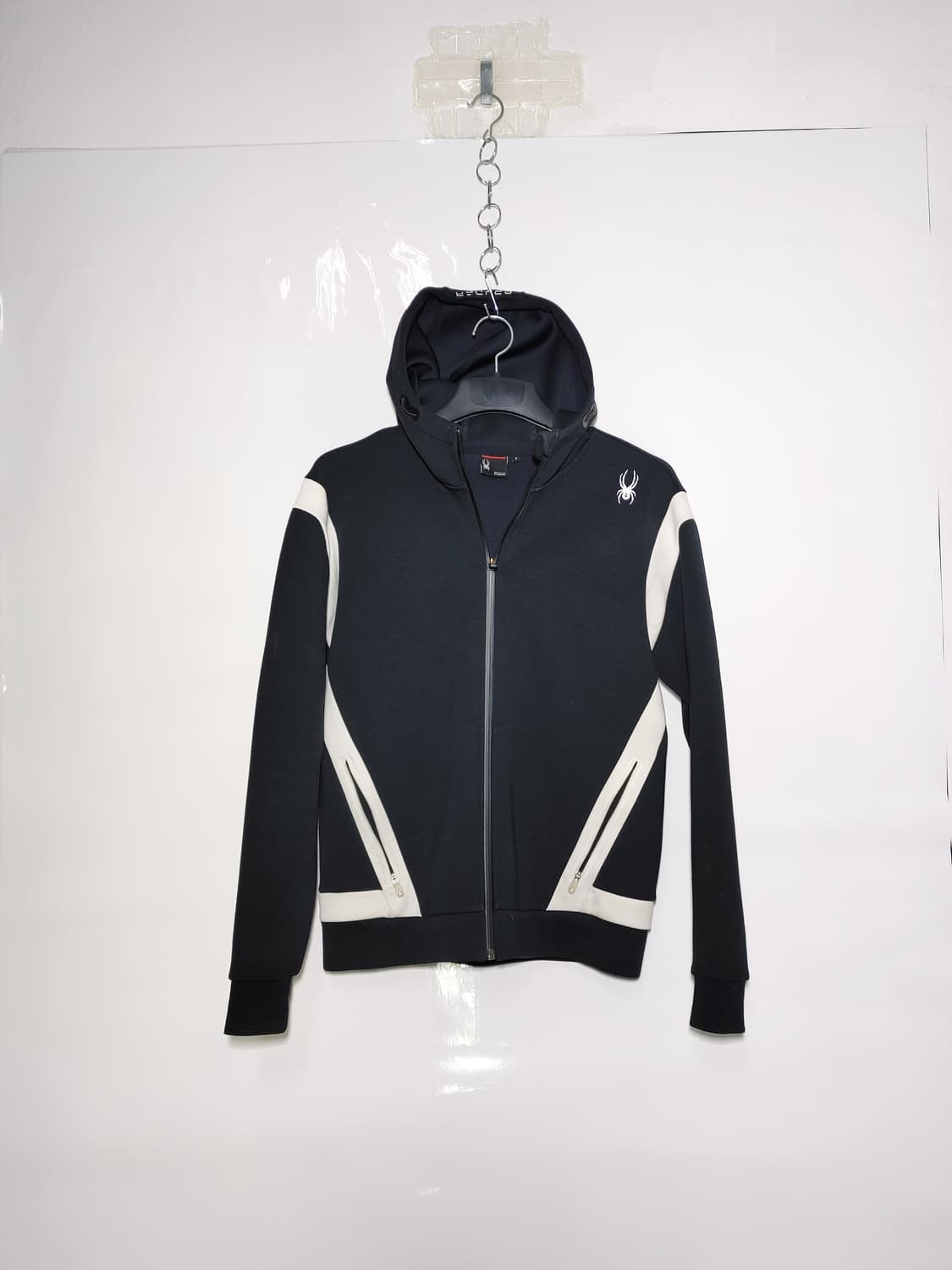 SPYDER 스파이더 양 어깨 배색 후드집업 상품이미지1