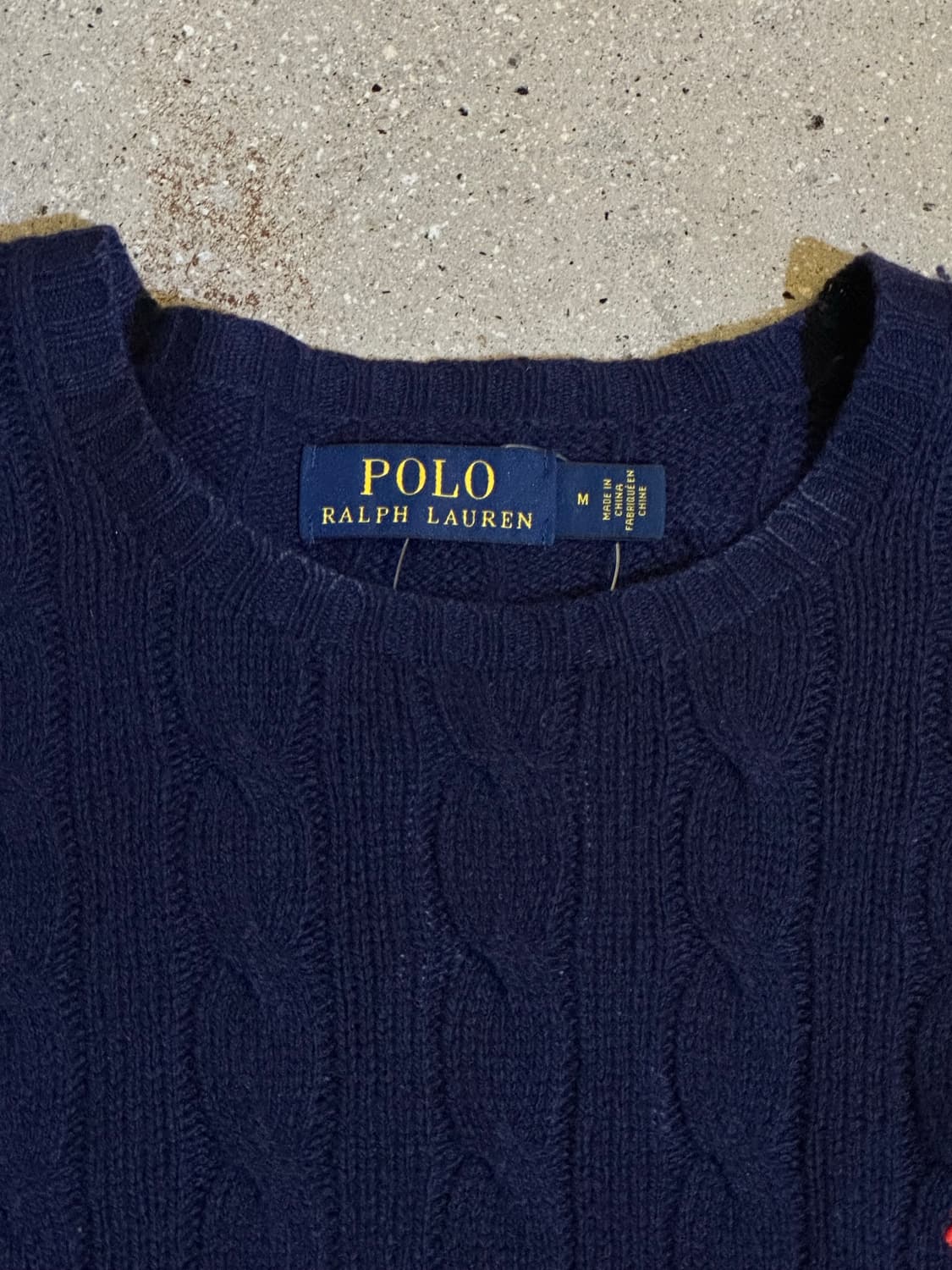 POLO 폴로 네이비 케이블니트 상품이미지5