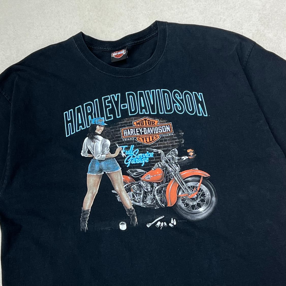 할리 데이비슨 헤인즈 프린팅반팔티 s09956 상품이미지3