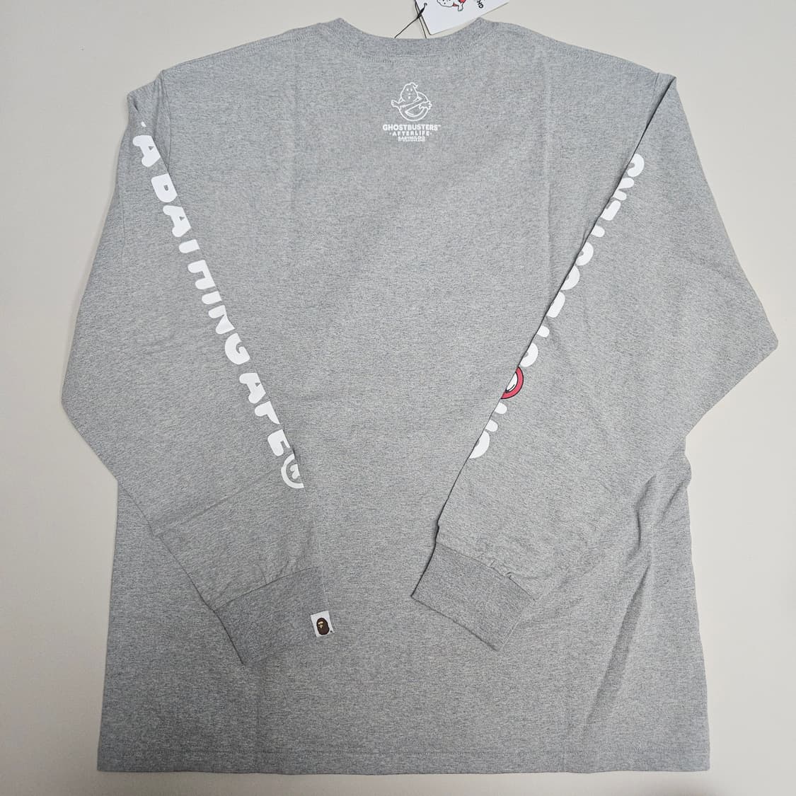 (새상품) 베이프 x 고스트버스터즈  마일로 롱슬리브 (그레이/2XL) 상품이미지5