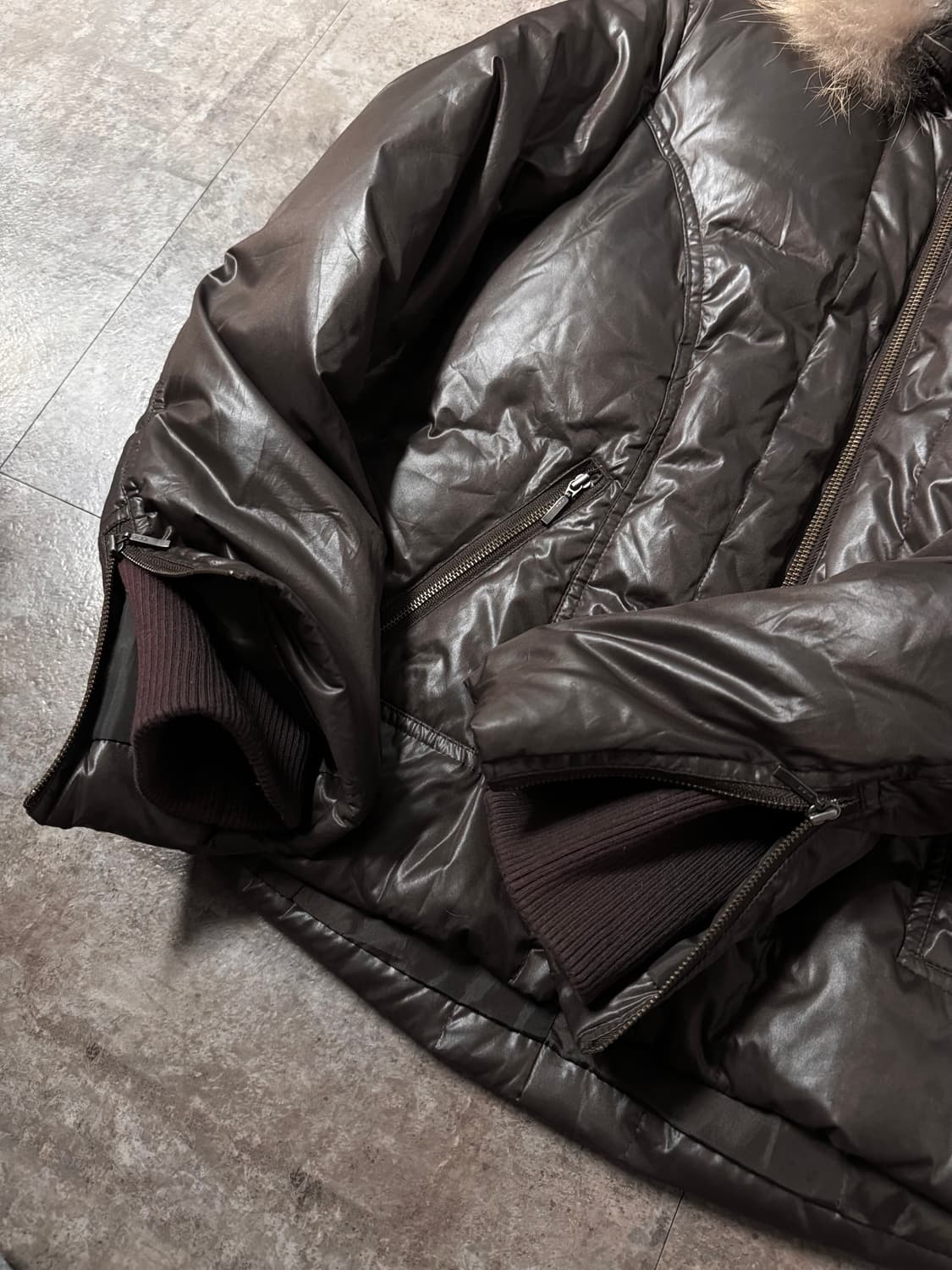 덕 다운 퍼 후디드 푸퍼 자켓 상품이미지4