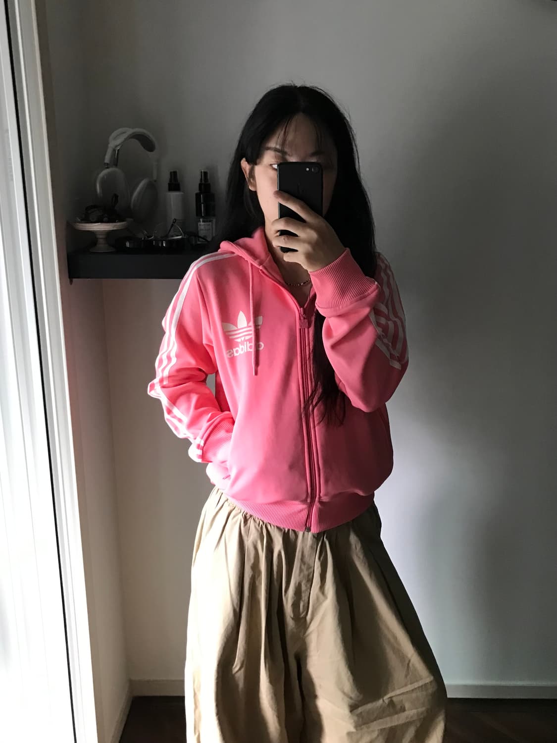 아디다스 구파이어버드 대장급 핑크 후드 트랙탑 져지 상품이미지2