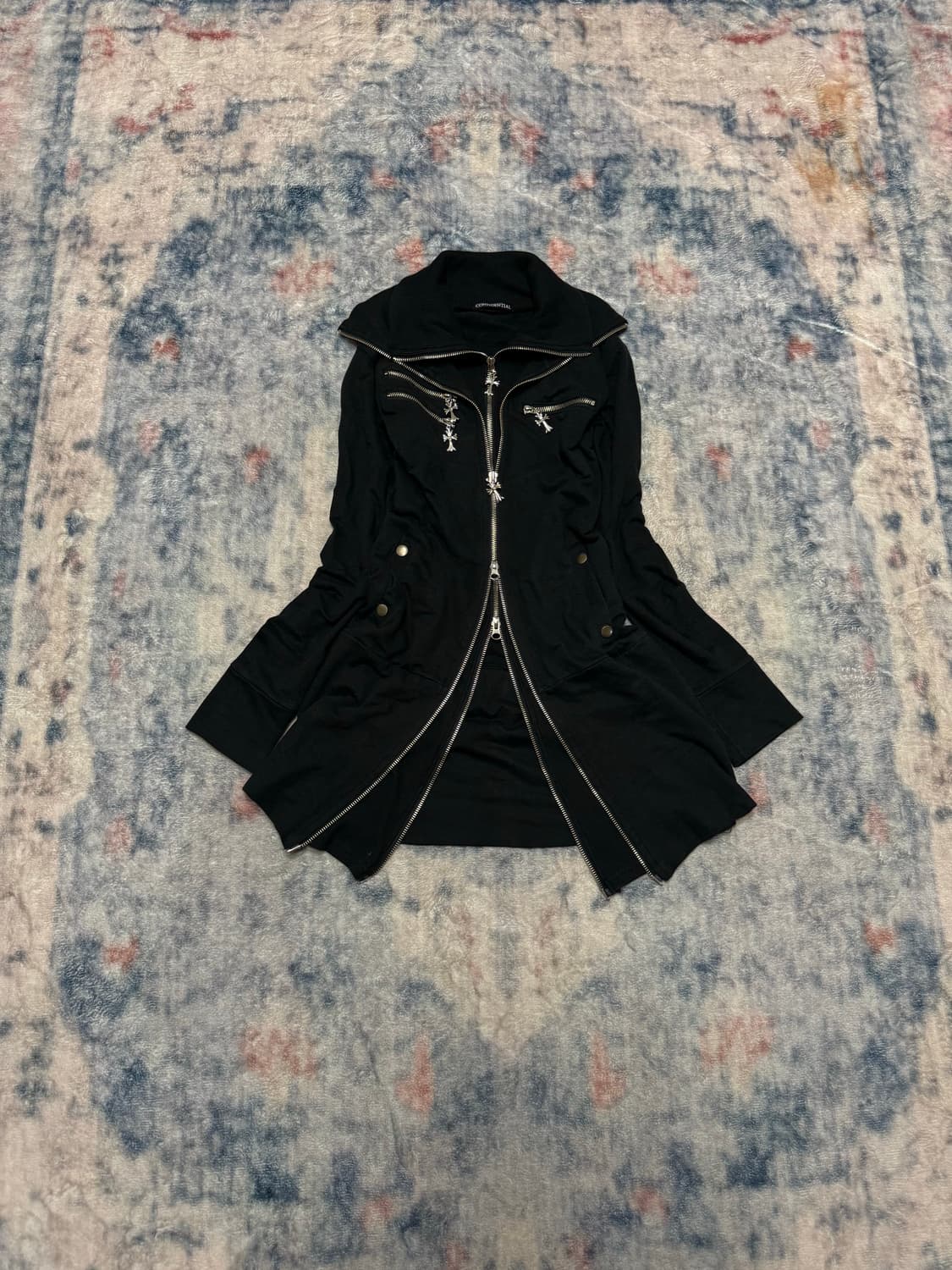 Confidential 00s cross charm gimmick zip 상품이미지2