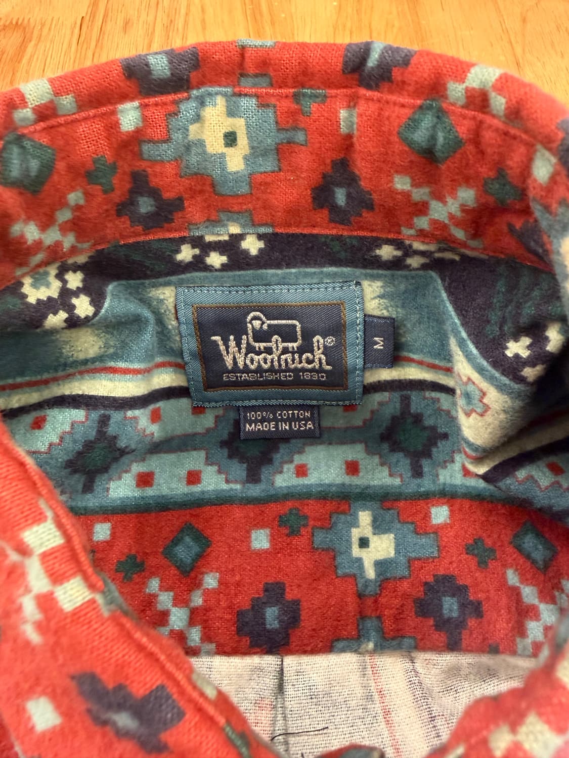 울리치 나바호 패턴 플란넬 셔츠 상품이미지2