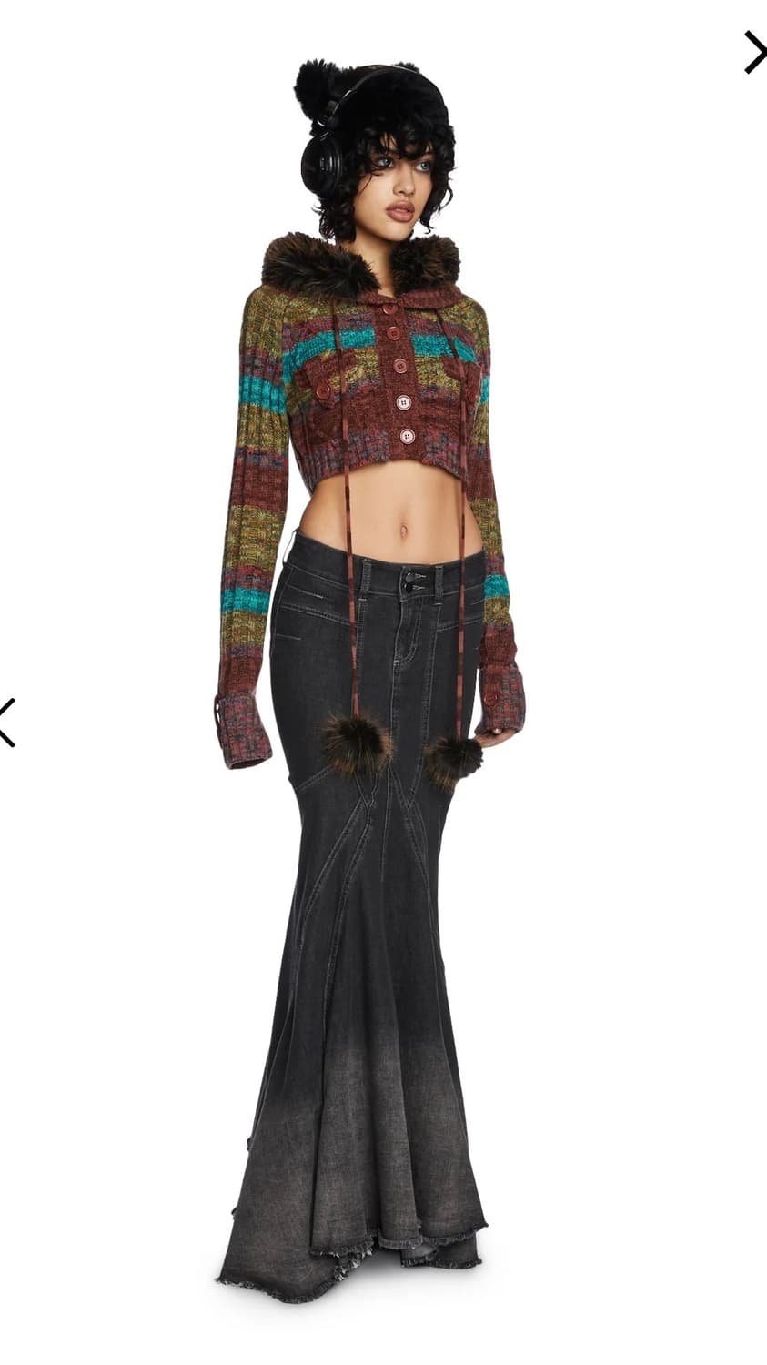 Dolls Kill 머메이드 스커트  상품이미지3