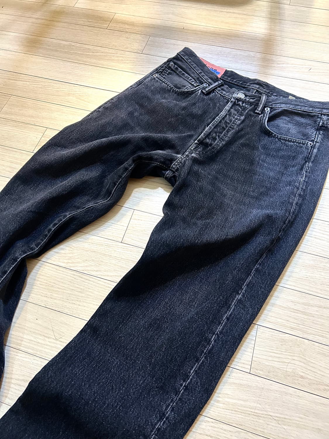 1996 Metal Black Straight Fit Pants 상품이미지1