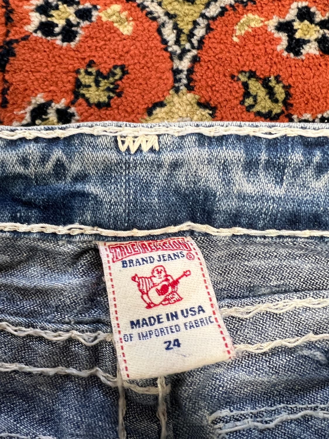 [24] 트루릴리전 조이 슈퍼 티 부츠컷 플레어진 데님팬츠 상품이미지4