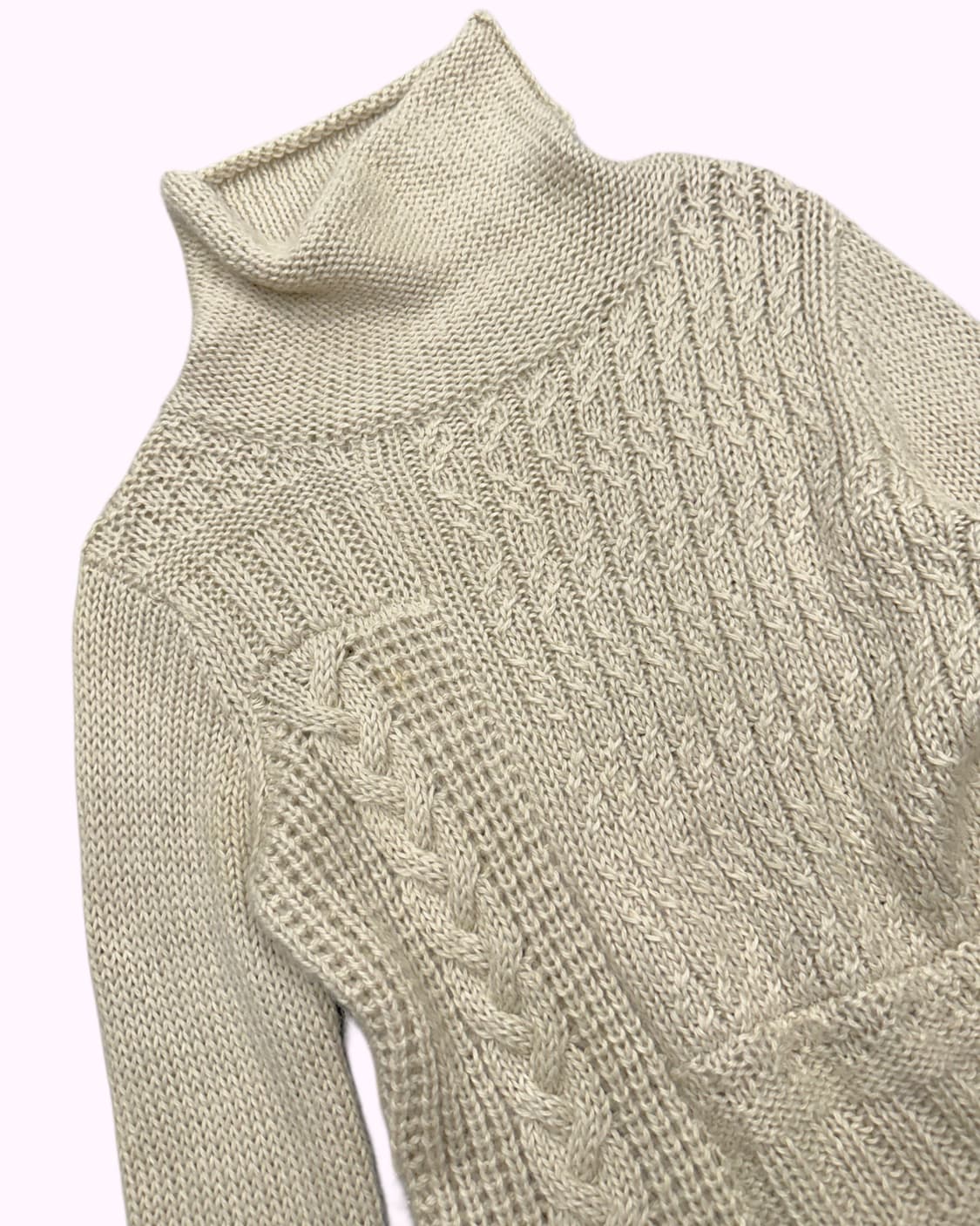 pattern mohair turtle-neck knit 상품이미지2