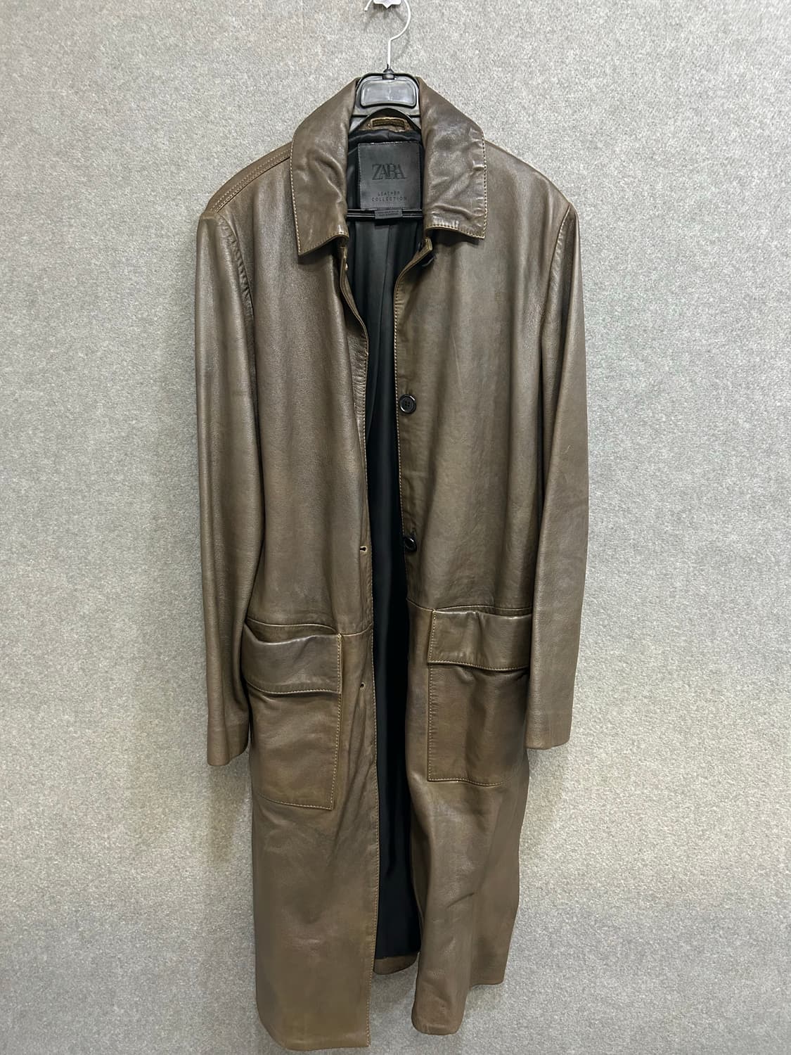 자라 리얼 램스킨 양가죽 롱코트 정가 50 상품이미지1