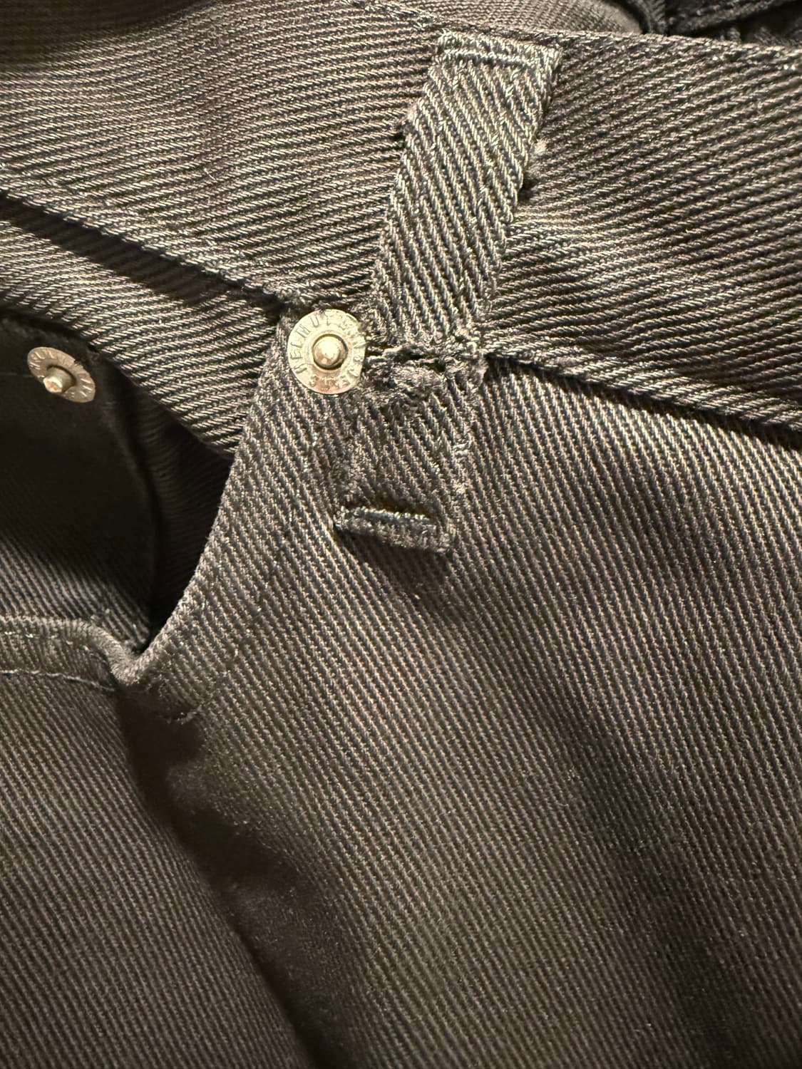 Helmut lang archive 1999 black denim 상품이미지3