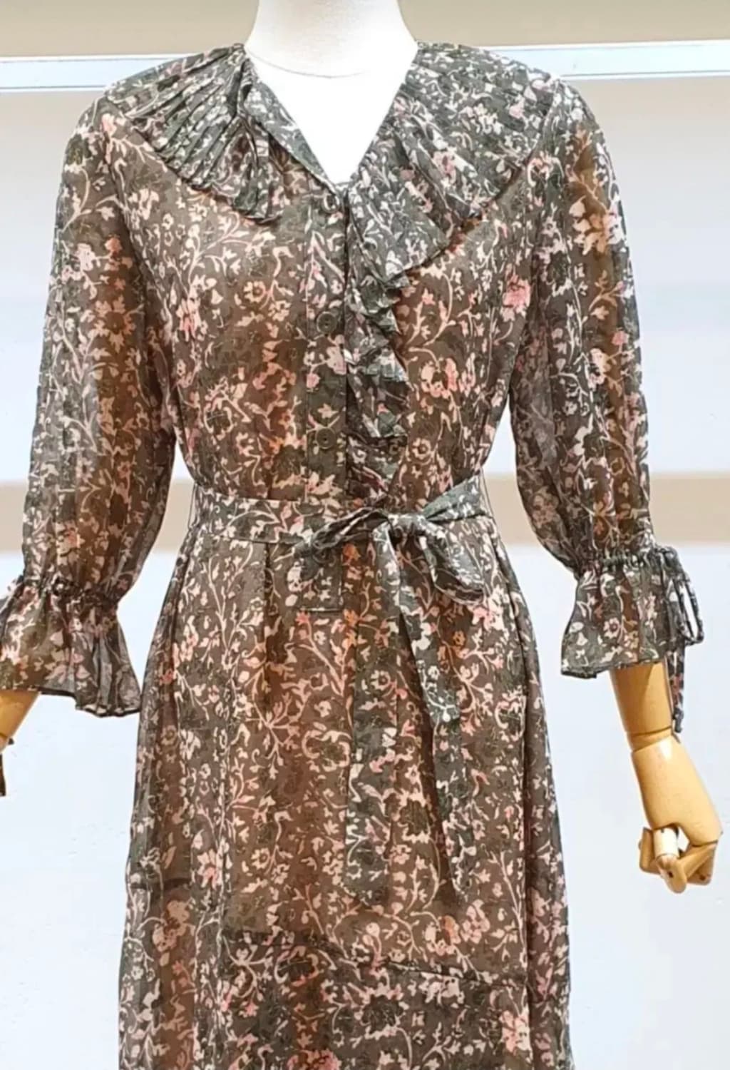 여성 44size 잇미샤 시스루 원피스 상품이미지2