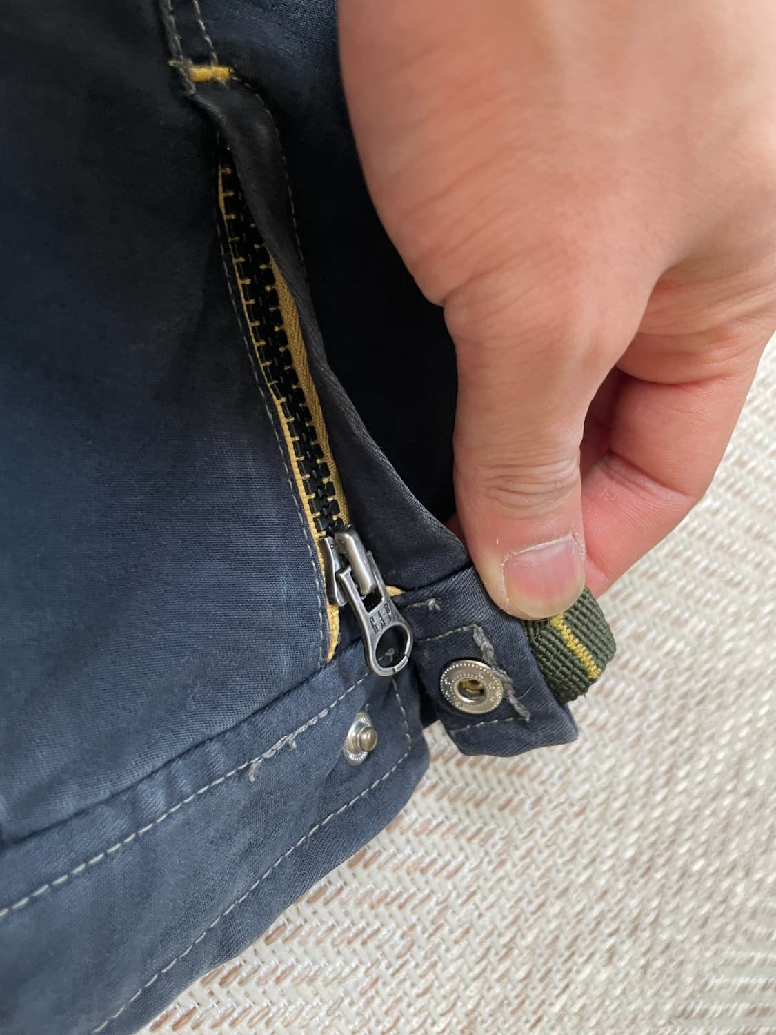 Gap 갭 키즈 옐로 라이닝 후드 워크 자켓 J03240 상품이미지5