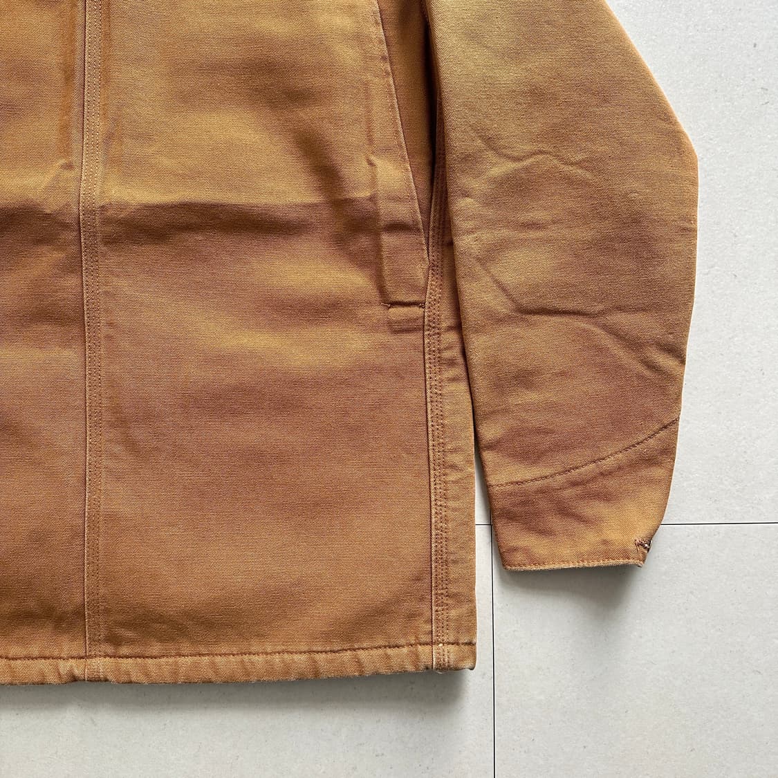 17년생산 칼하트 C001 브라운 초어자켓 S 멕시코 상품이미지8