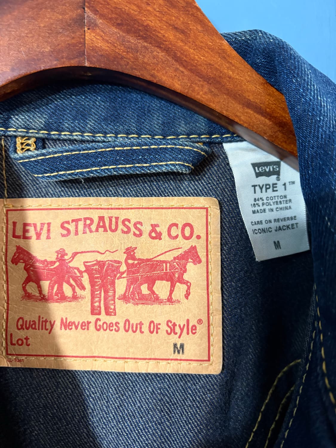 00‘s Levis Type 1 Iconic Jacket. 상품이미지3