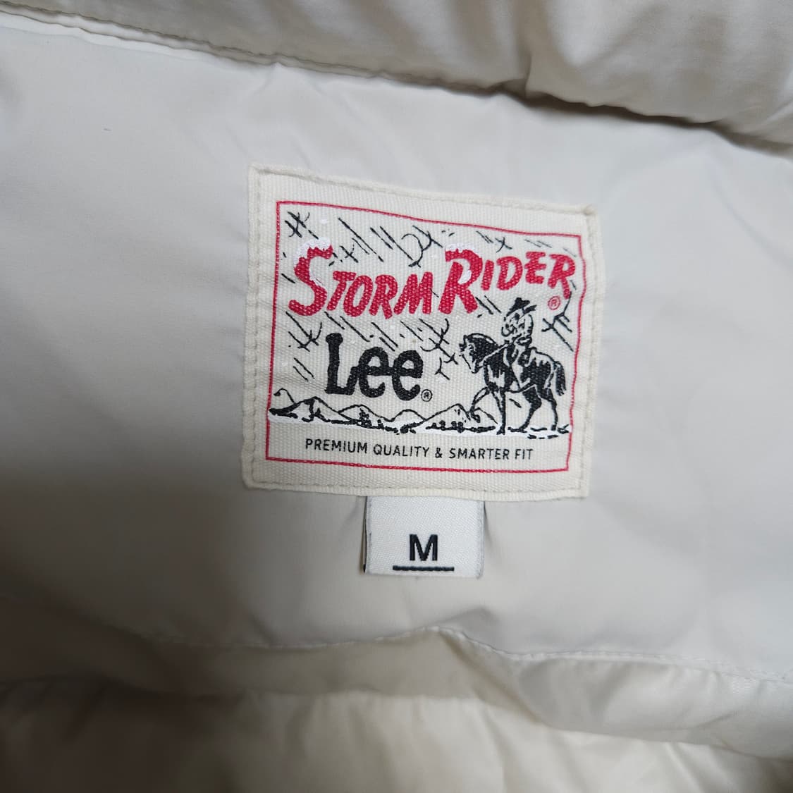 M ) Lee 트위치 로고 남녀공용 다운 숏패딩 상품이미지4