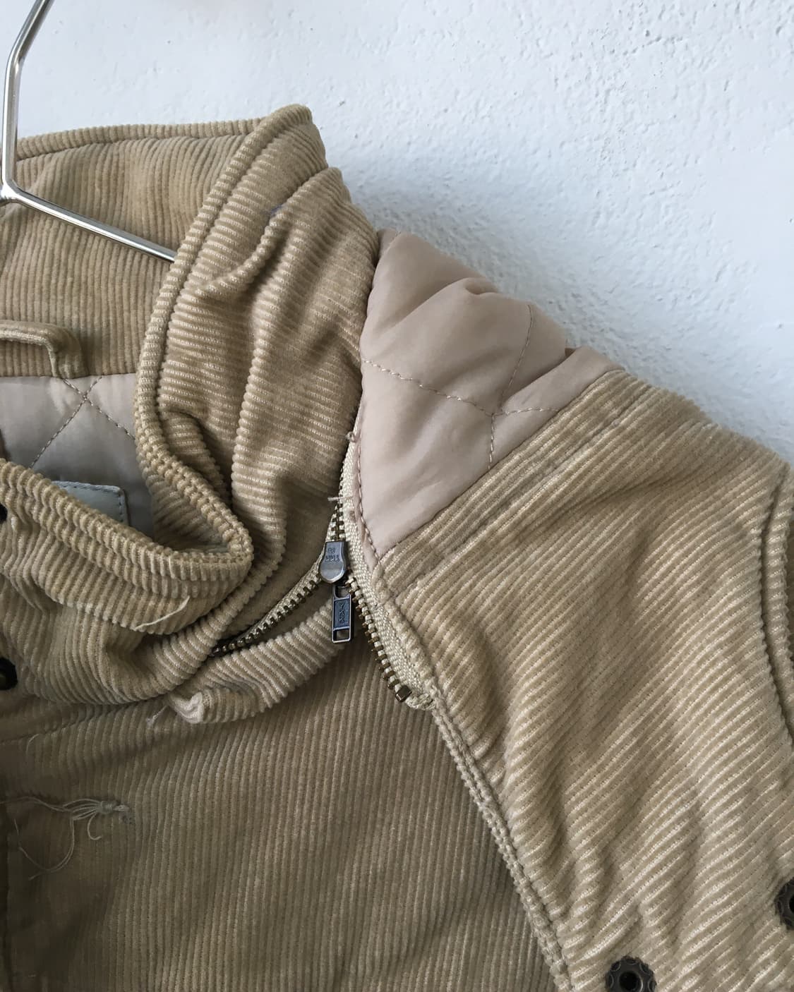 High neck corduroy hood jacket 상품이미지5