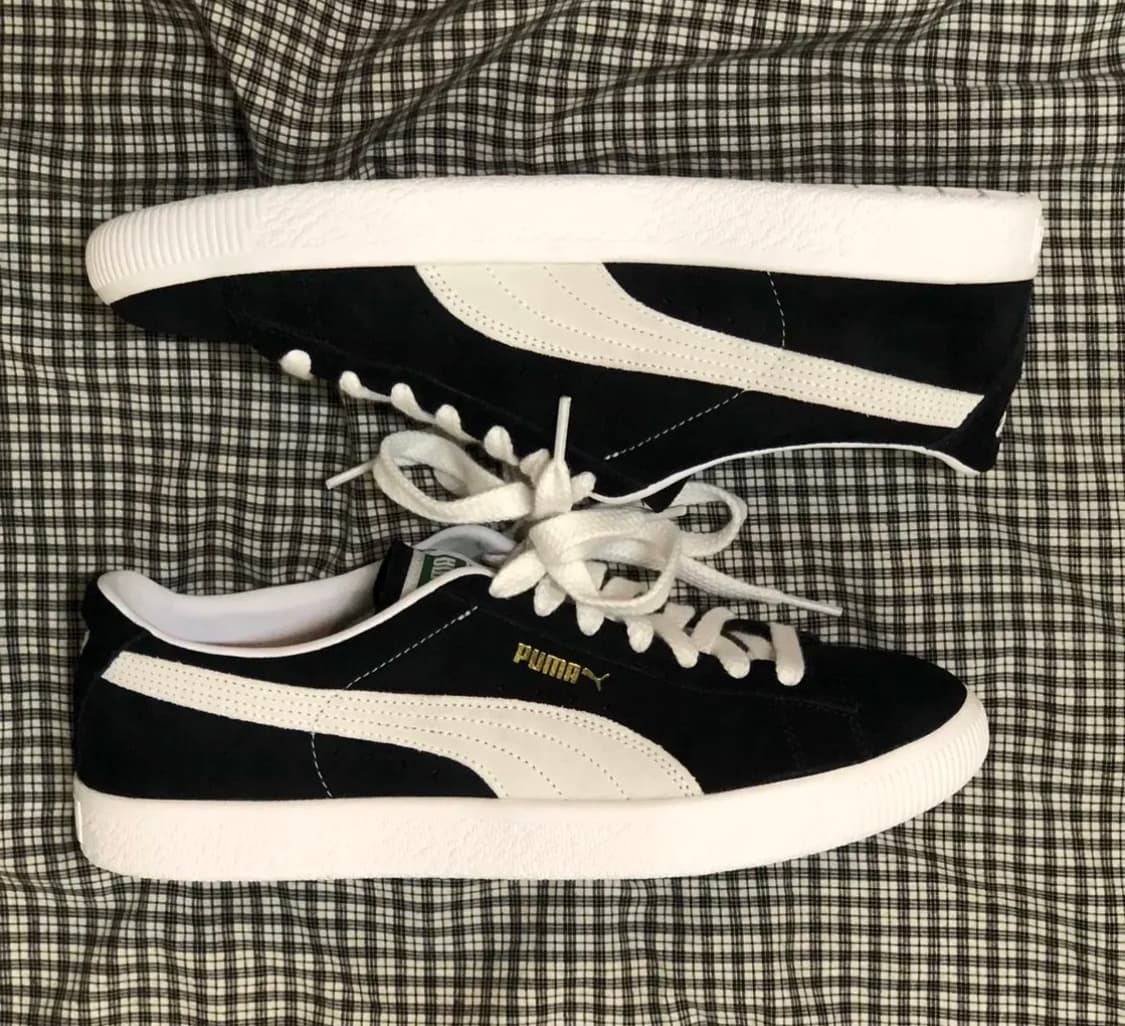 푸마 스웨이드 빈티지 블랙 275 새제품 상품이미지2