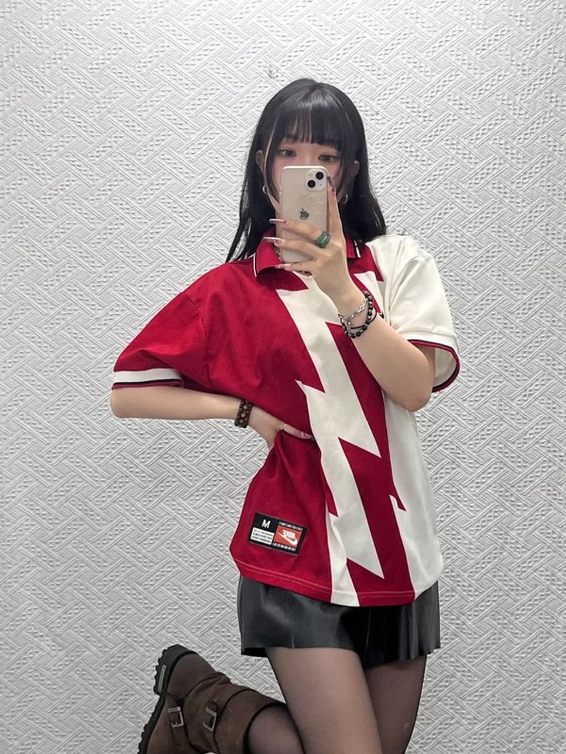 나이키 올드스쿨 레트로 90's 번개 반팔 카라티 100 C12014 상품이미지2