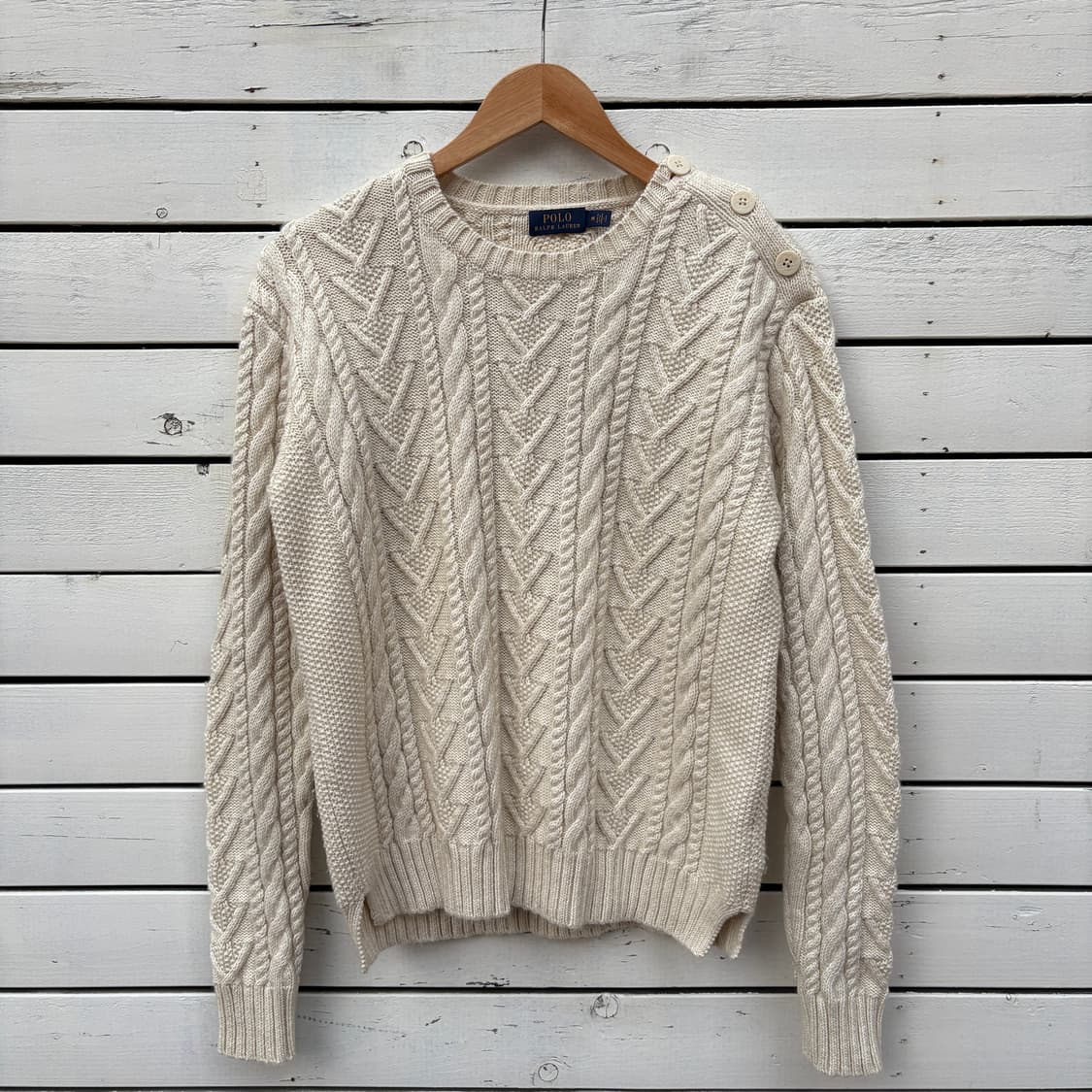 Polo 폴로 아란 니트 상품이미지1