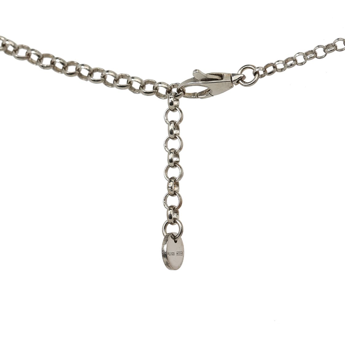 구찌 인터로킹 실버목걸이 GG로고 체인 네크리스 455535 상품이미지8