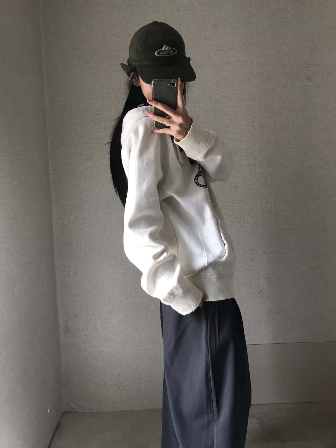 아베크롬비 화이트 후드집업 상품이미지5