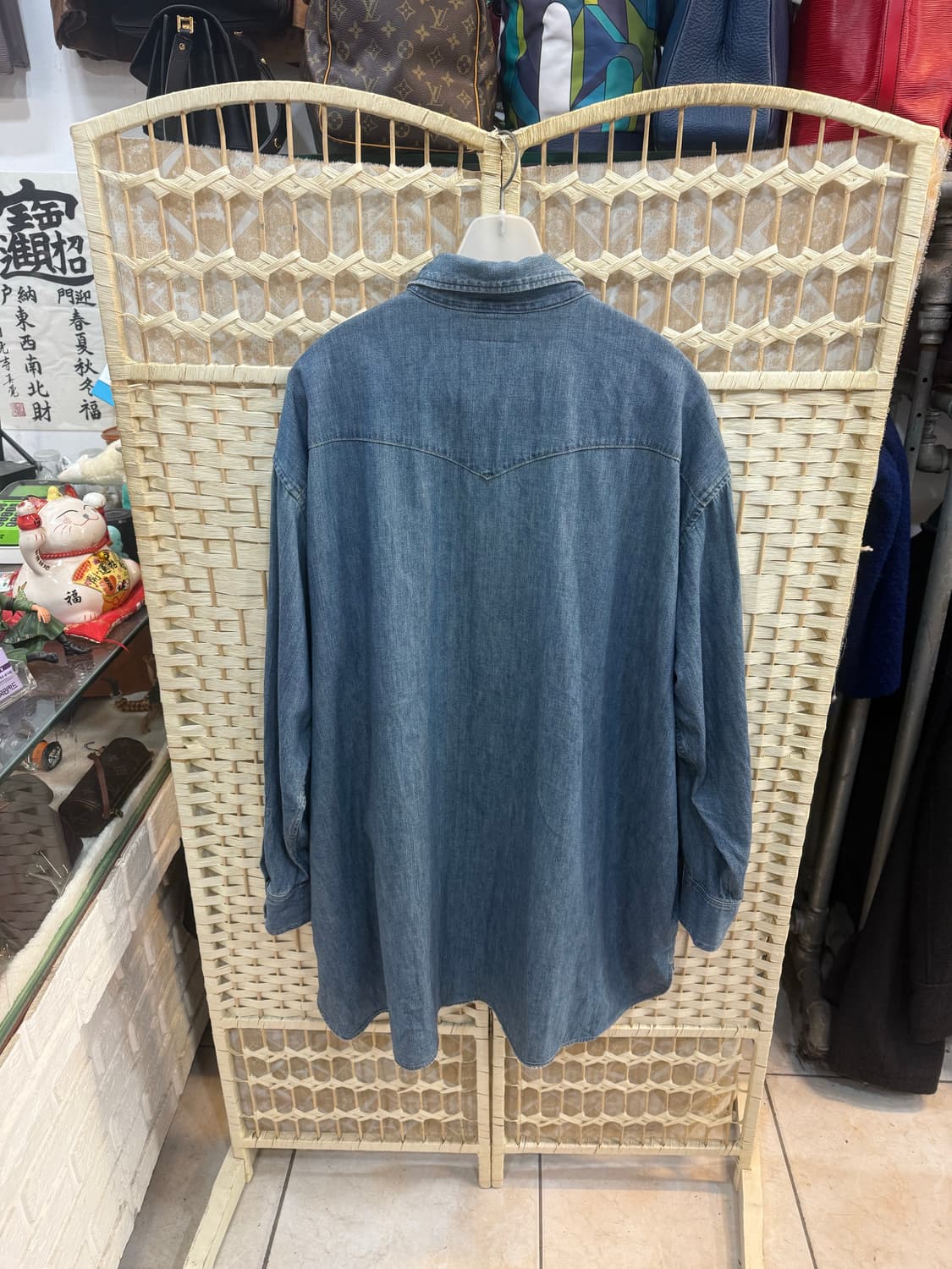 105/22ss 정품 셀린느 롱 데님셔츠 팝니다 상품이미지5