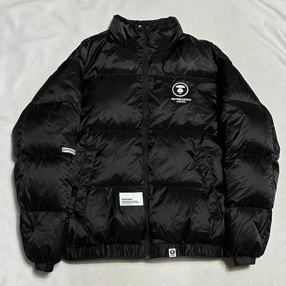L BAPE 에이프 나우 블랙 다운 패딩 상품이미지2
