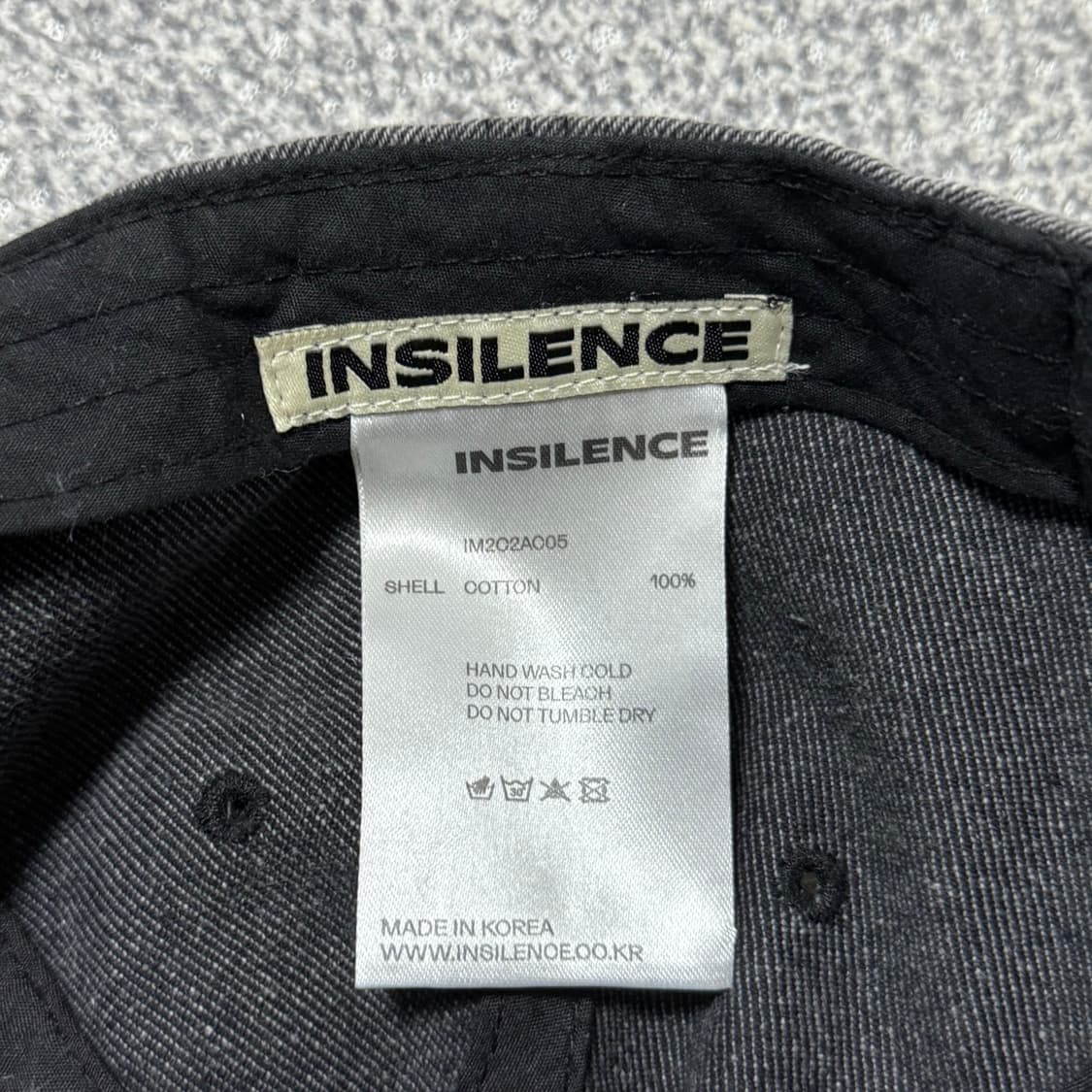 인사일런스 볼캡 상품이미지9