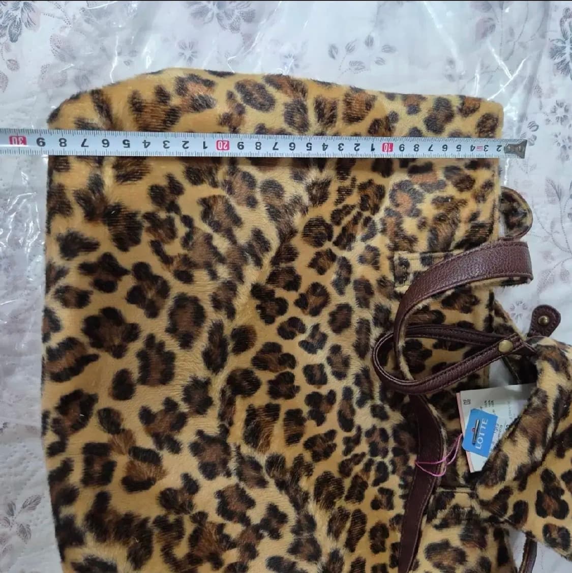 미사용 새상품 고퀄리티 고급 호피 레오파드 에코백 숄더백 가방 상품이미지5