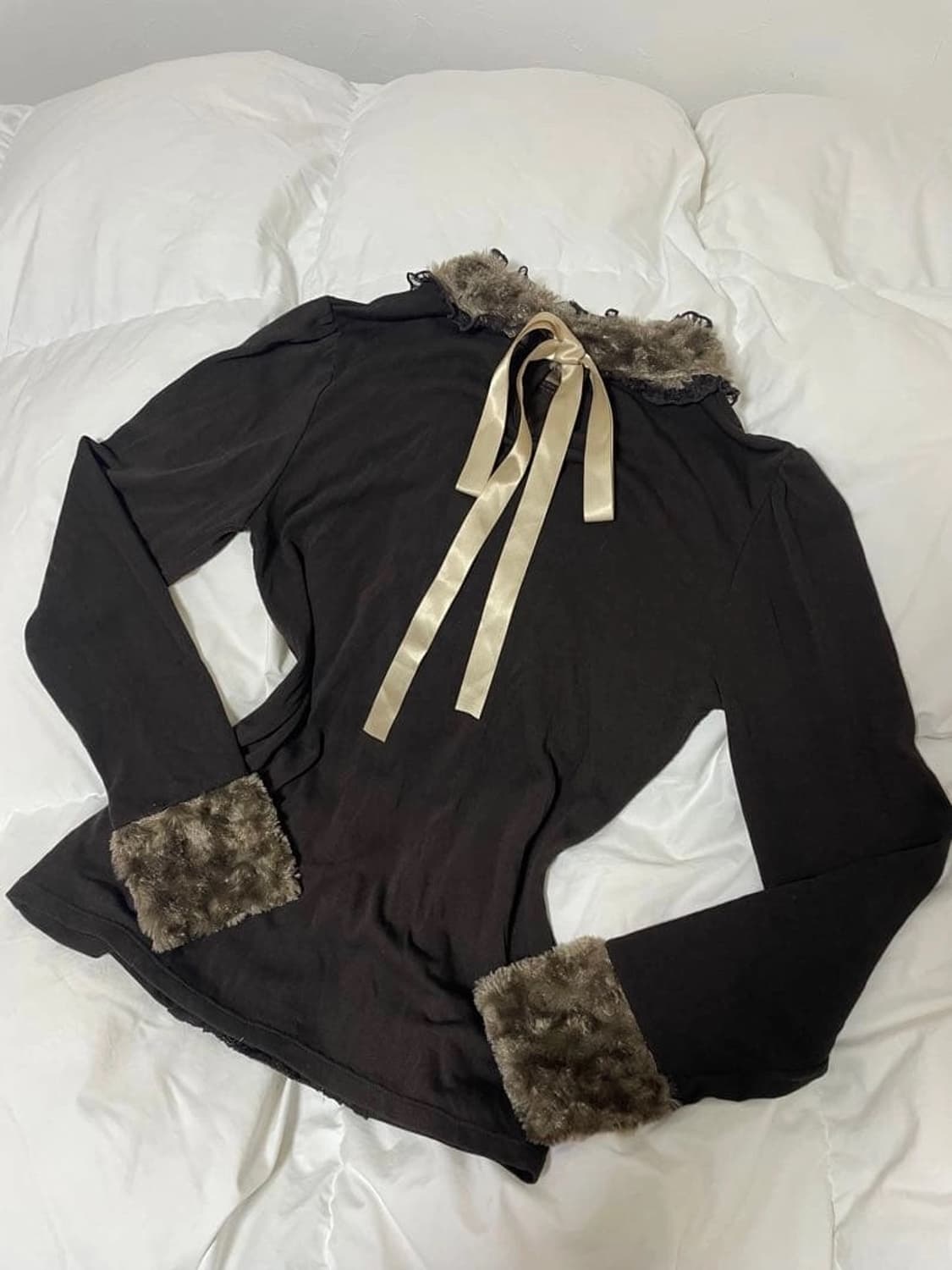 엑시즈팜 라떼갸루 긴팔 히메카지 히메갸루 리즈리사 니트 상품이미지2