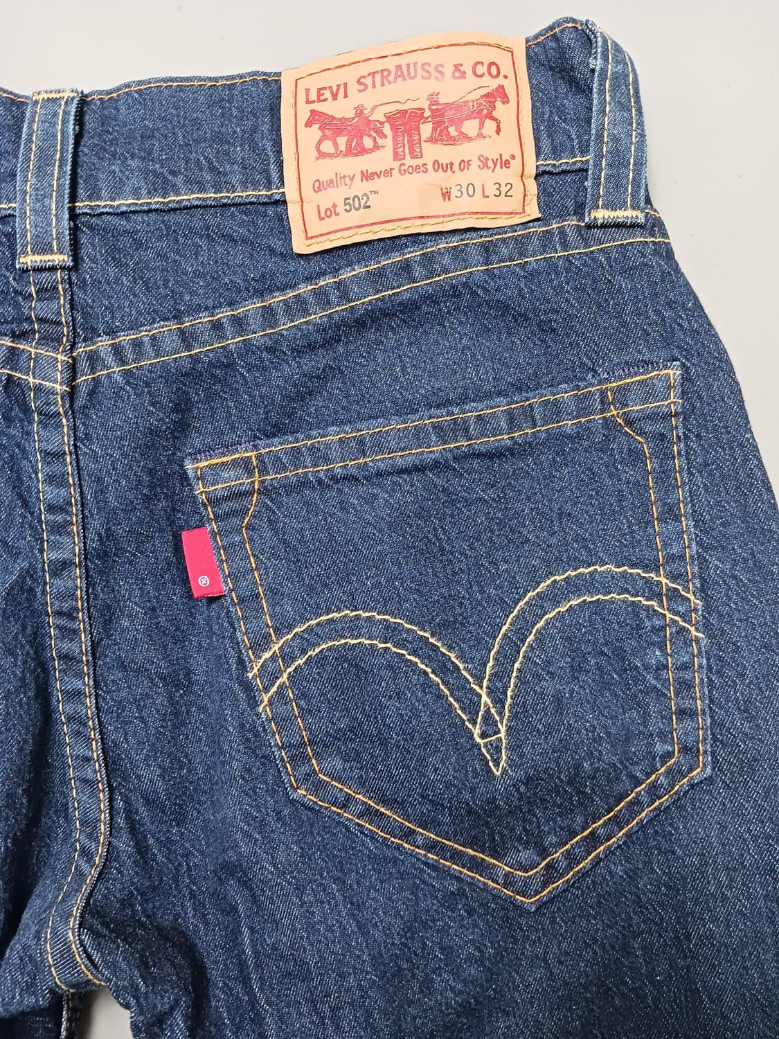 [30] 리바이스 프리미엄 타입1 502 R탭 레귤러 테이퍼드진 청바지 상품이미지9