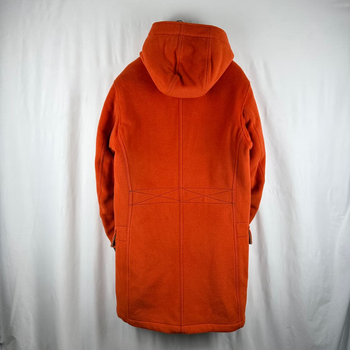 S) 스펙테이터 가죽배색 더플코트 오렌지 상품이미지5