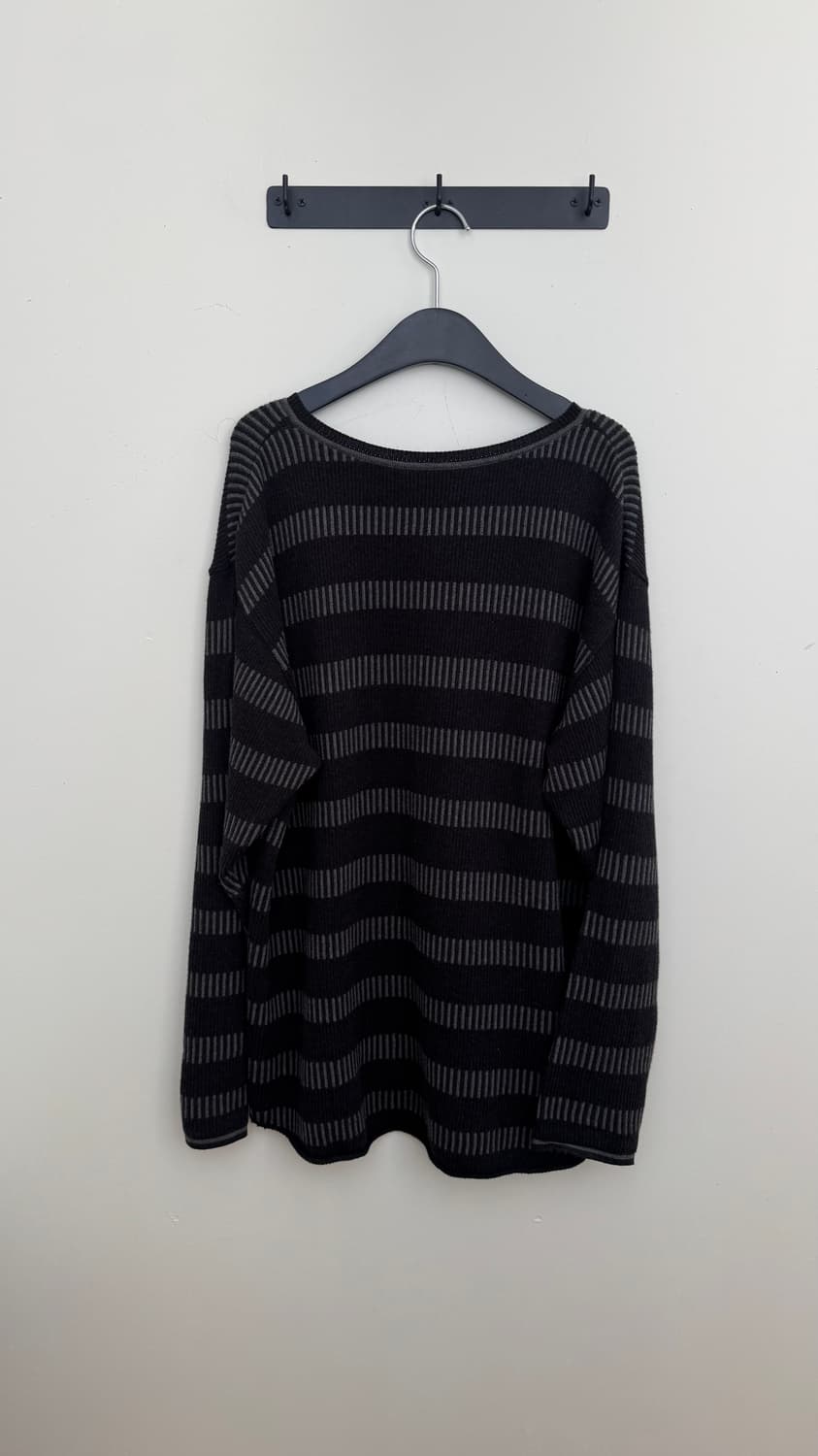 포터클래식 보더 니트 헨리넥 상품이미지3