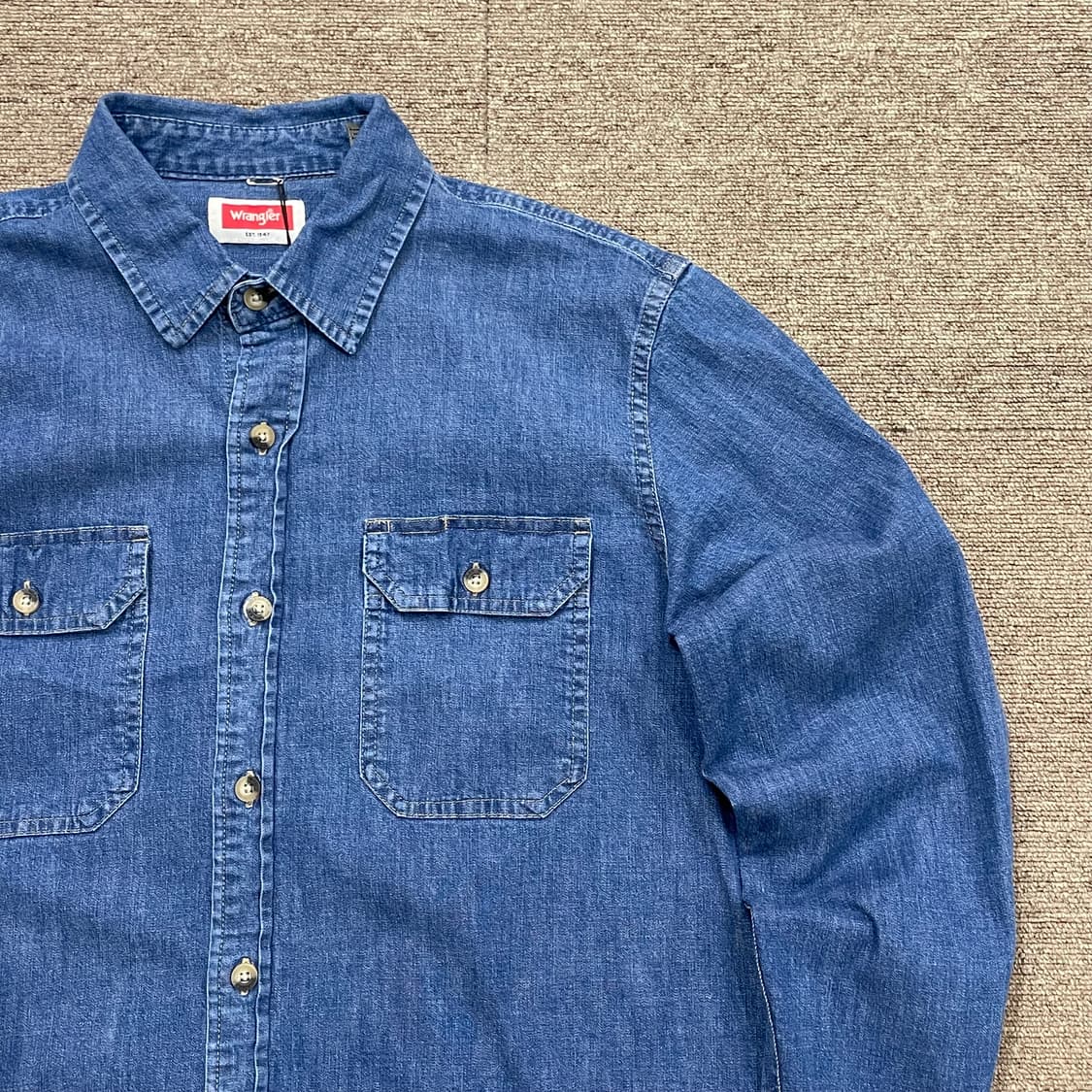 (M) Wrangler 랭글러 데님 셔츠 상품이미지3