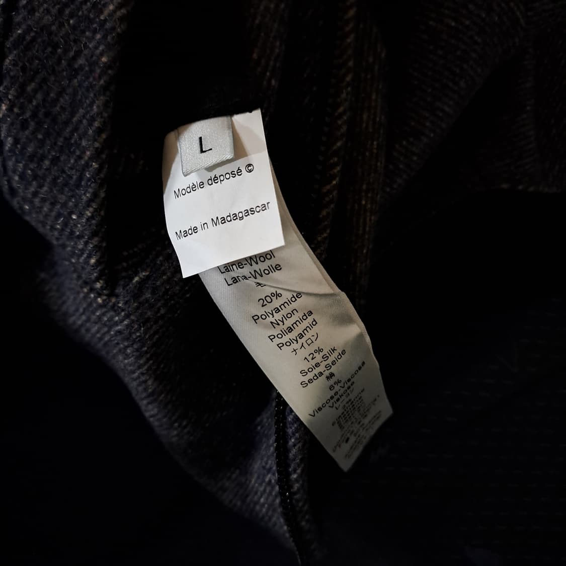 (택포) KENZO 겐조 타이거 자수 울혼용 블루종 자켓 L B500 상품이미지8