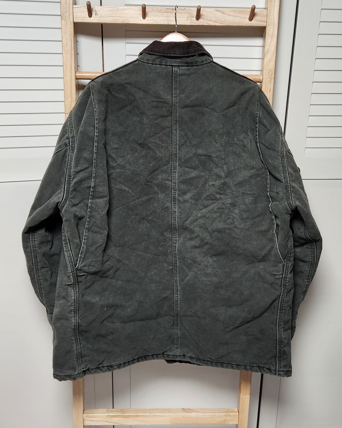 칼하트 C02 MOS 모스그린 4포켓 워크 카라 자켓 상품이미지4