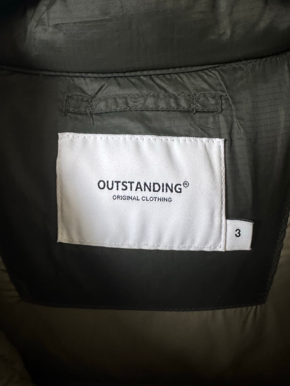 [3]아웃스탠딩 카라코람 다운 패딩 파카 올리브 상품이미지7